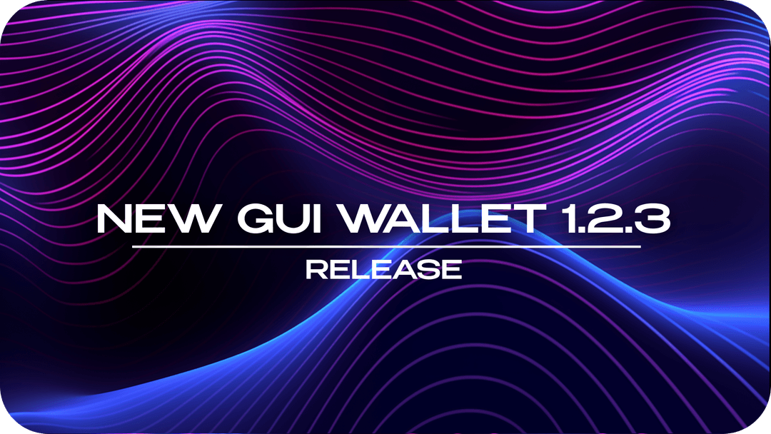 Release of a new GUI Wallet version (1.2.3)